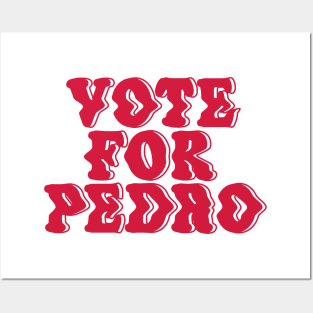 vote for pedro distortion effect Posters and Art